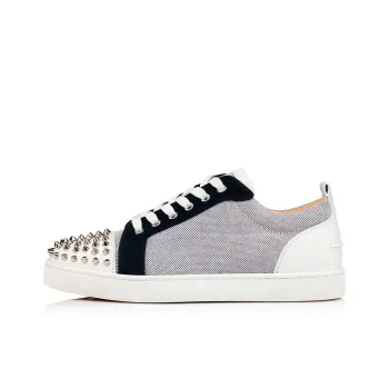 CL LUBOTING Low Top Stylish Skateboarding Shoes Men's Gray White