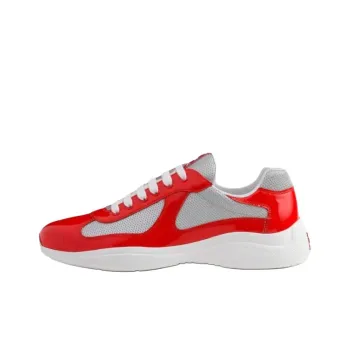 PRADA America's Cup Low-Top Casual Shoes Men's Red