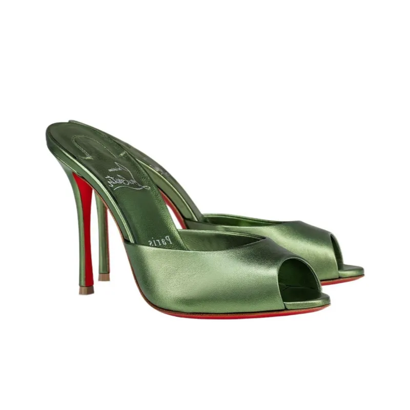 Christian Louboutin Me Dolly 100mm Leather Mules-3
