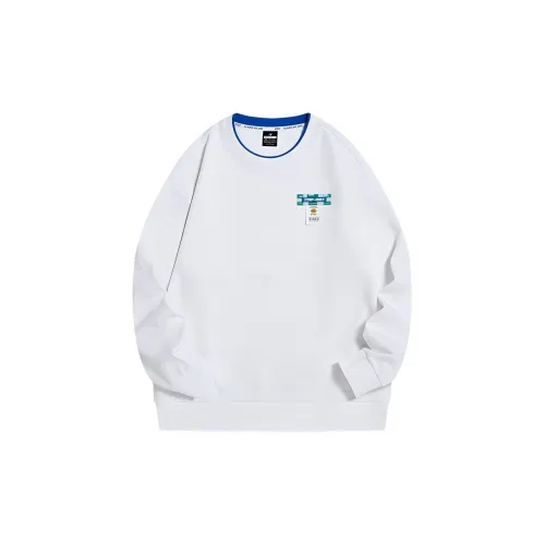 XTEP Vitality Series Sweatshirts Men Pearl White