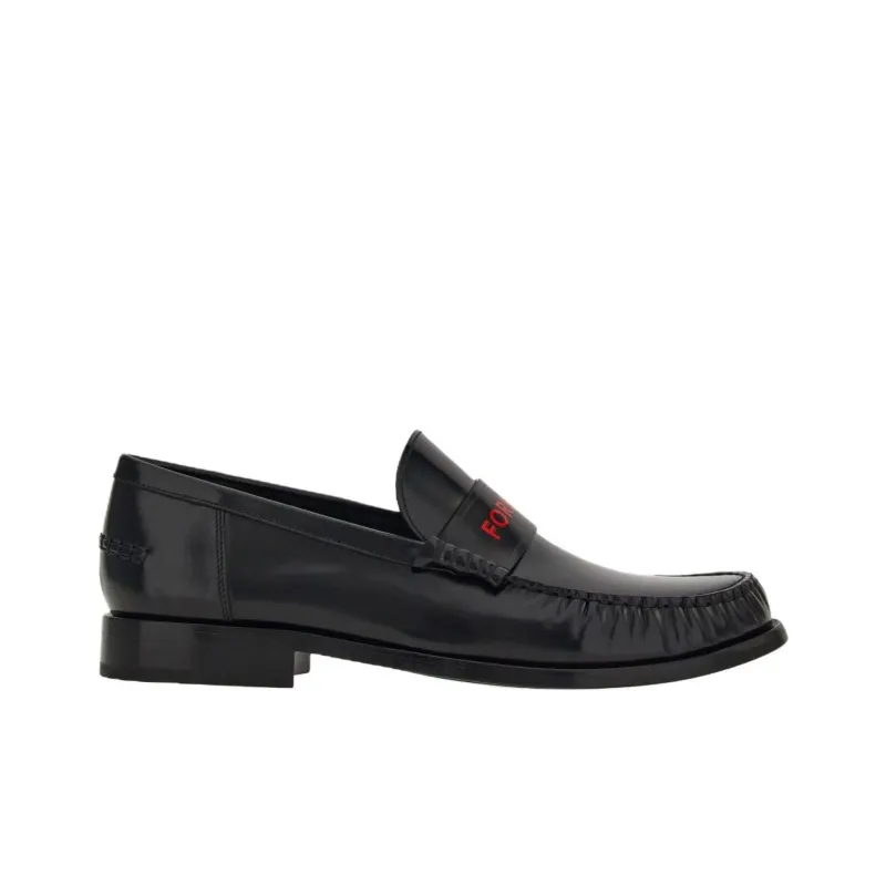 Ferragamo Loafers Men Black-1