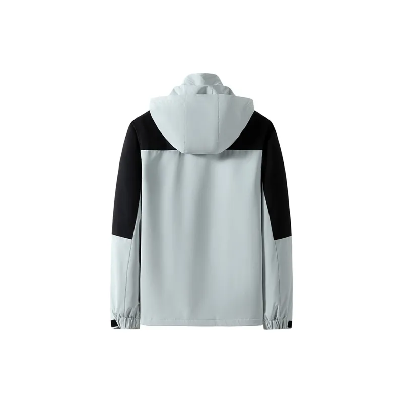 Jeep Outdoor Hiking Water Resistant Windproof Wear Resistant Windbreaker Jacket Unisex-33