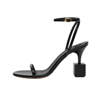 Jacquemus Les Strap Sandals 9cm Women's Black