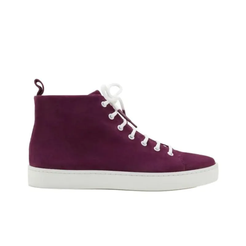 MANOLO BLAHNIK Semanadohi High-Top Skateboard Shoes Men's Dark Purple-1