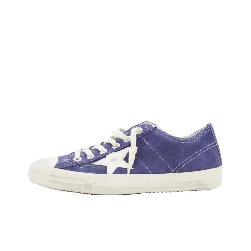 Golden Goose V Star 2 Low Top Skateboard Shoes Men's Blue-0
