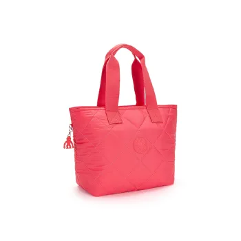 Kipling Polyamide Handbag Large Size Women's Elf Cotton Filler