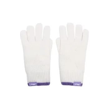 LiNing Viscose Knit Gloves Kids' Ivory