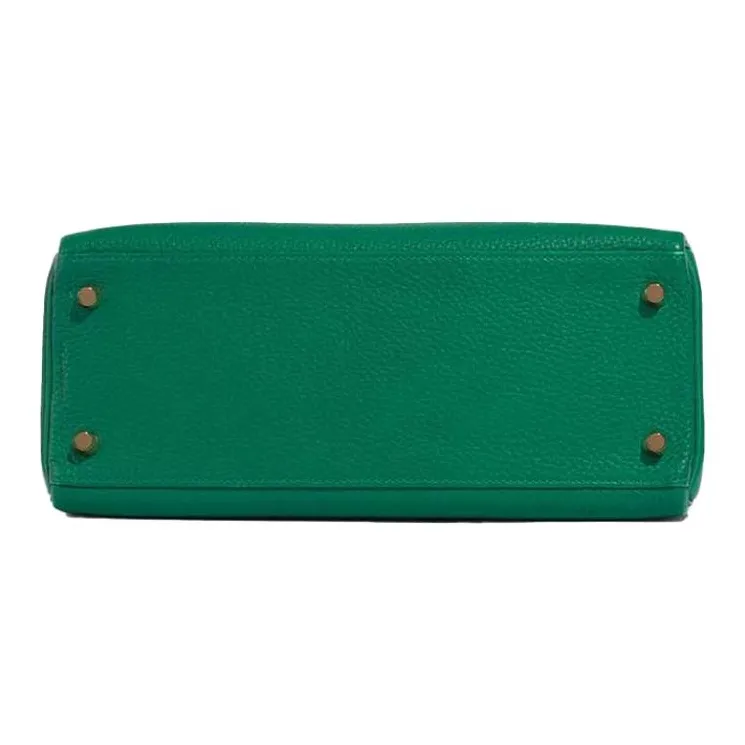 HERMES Kelly Togo Calfskin Kelly Bag Handbags Women's 6W Menthe Mint Green-3