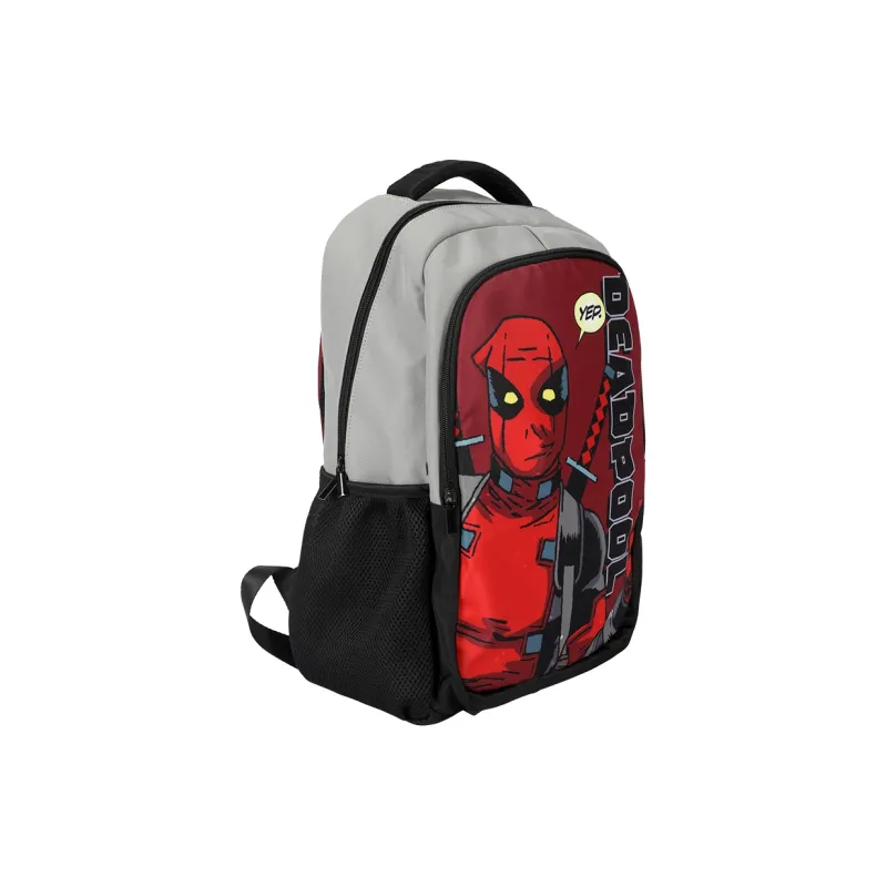 Disney Deadpool IP Collaboration Marvel Series Polyester Backpack Regular Men's Black Red-2