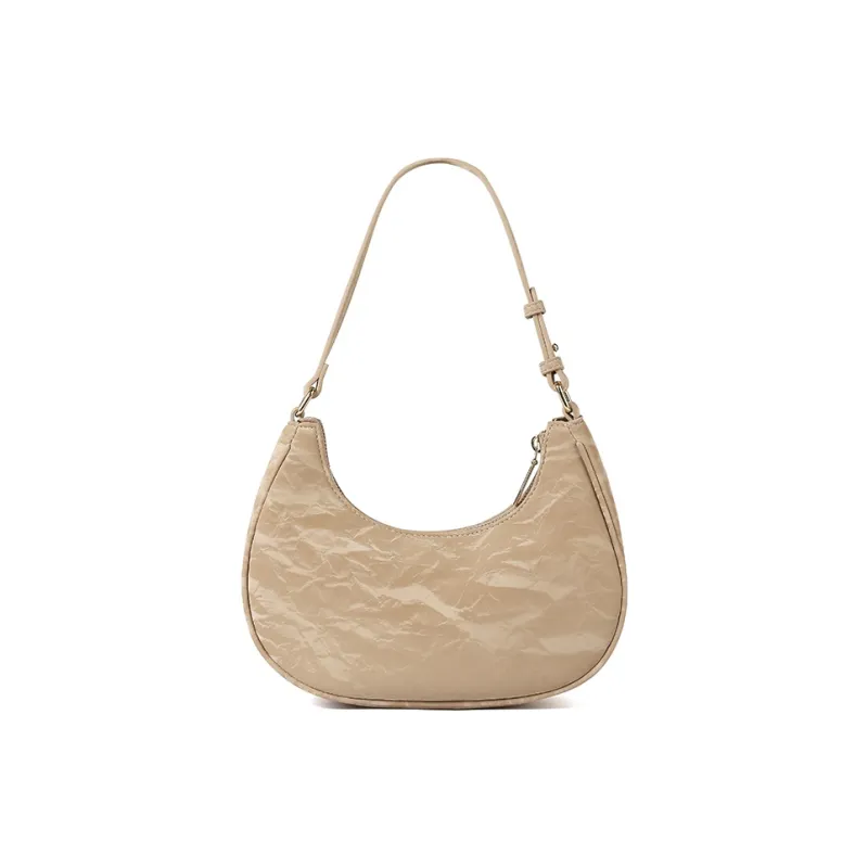 TUCANO PU Shoulder Bag Women's Light Sand/Light Camel/Space Silver-8