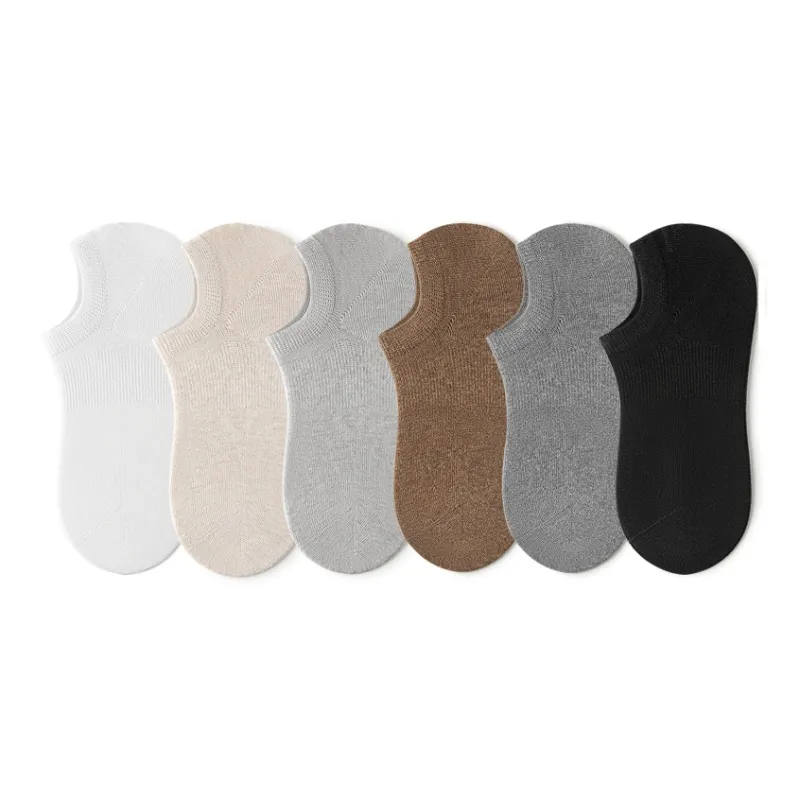 SHIWAJI No-Show Socks Men's 6 Pack-13