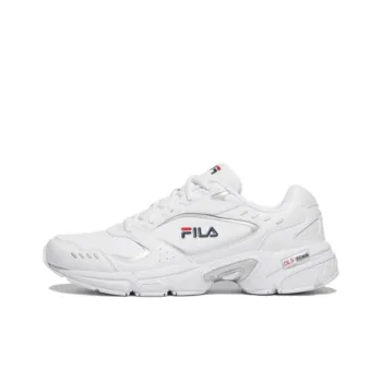 FILA Memory Decimus Anti-Slip Wear-Resistant Low-Top Casual Running Shoes Unisex White