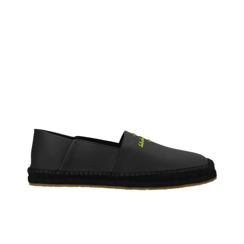 FERRAGAMO Soft Leather Espadrilles-1