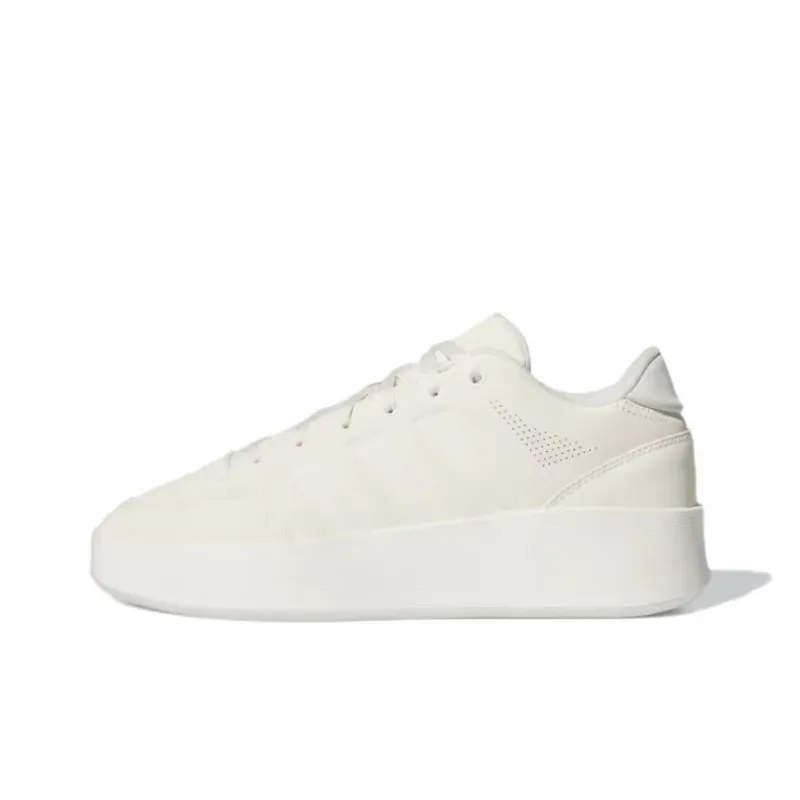 Adidas Anti Slip Wear Resistant Low Top Casual Shoes Unisex White-0