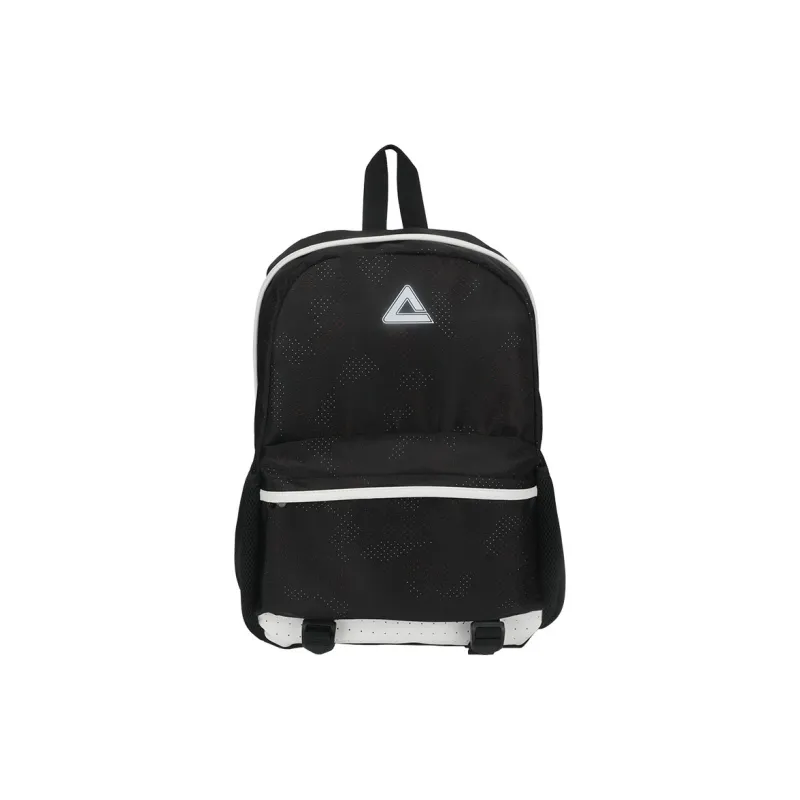 PEAK Twill Composite Fabric Backpack Regular Unisex Zircon Black/Navy Blue-0