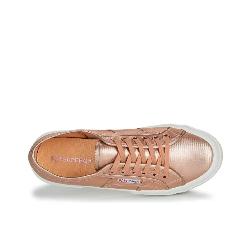 SUPERGA Abrasion Resistant Low Top Skateboard Shoes Women's Rose Gold-3
