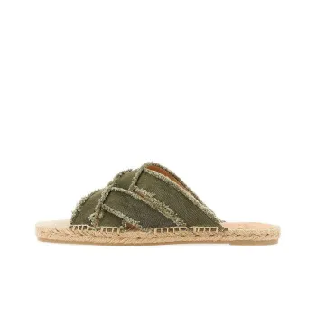 Castañer Abrasion Resistant Slide Slippers Women's Green
