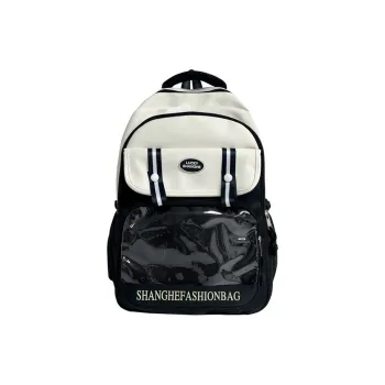 BALANG Composite Cloth Backpack Regular Unisex Black/Red/Coffee/Blue/Green