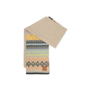 LOEWE Wool Knit Scarves Unisex Multicolor