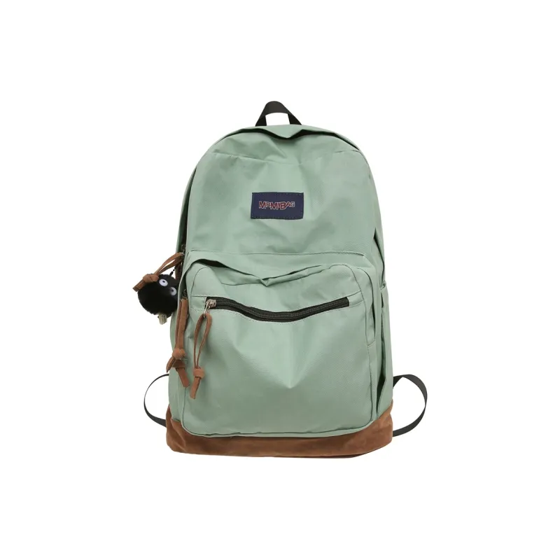 BRABOSTON Nylon Backpack Regular Unisex Ecru Light Gray/Black/Burgundy/Light Green/Dark Blue-15