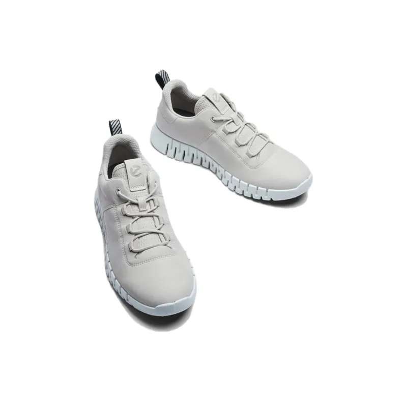 Ecco Smart Series Low Top Casual Shoes Men's Gray White-2