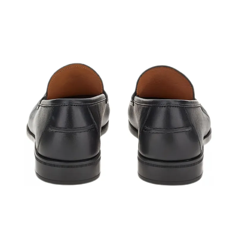 FERRAGAMO Vara Casual Shoes Men's Black-4