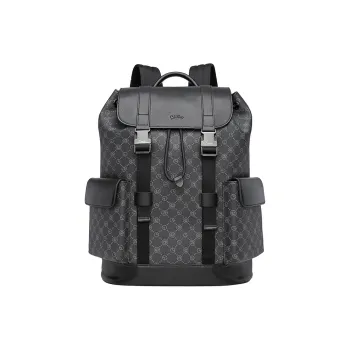 GOLDLION PVC Backpack Large Size Men's Black