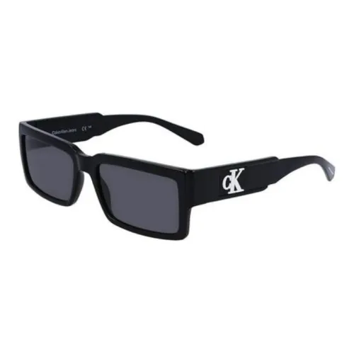 CALVIN KLEIN Injection Molding Rectangular Sunglasses Men's Black