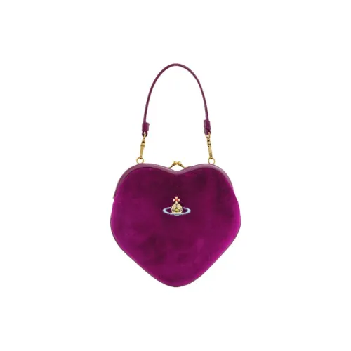 Vivienne Westwood Cotton Velvet Portable Wallet Women's Purple