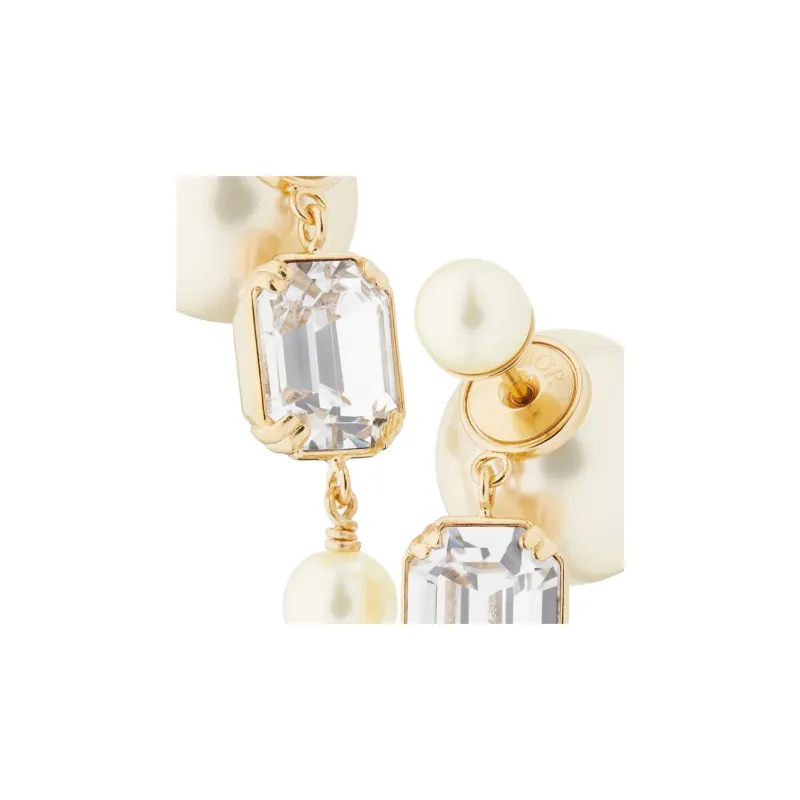 DIOR Metal Earrings Women's Gold-2