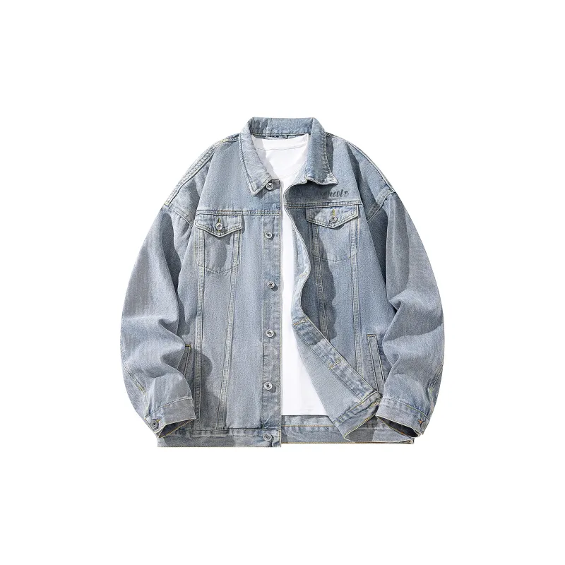 A.X.S.K Denim Jackets Unisex-7