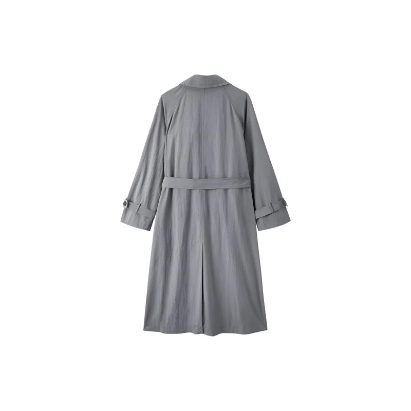 TKY SHOP Trench Coat Women's Mountain Gray-1