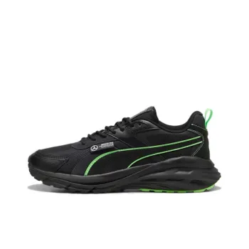 PUMA Mercedes AMG Petronas F1® Anti Slip Wear Resistant Low Top Casual Shoes Unisex Black Green