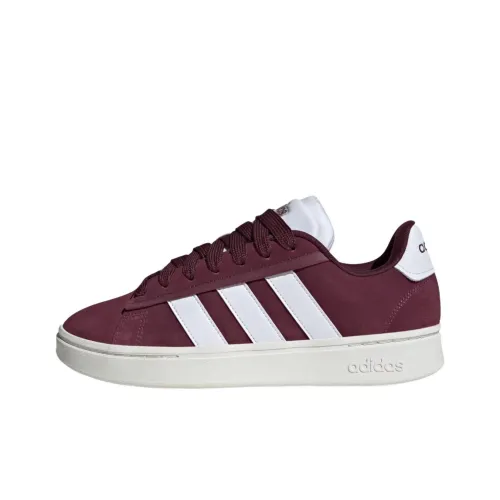 Adidas GRAND COURT ALPHA Skateboard Shoes Unisex Low-Top Chestnut / Cloud White / Chestnut