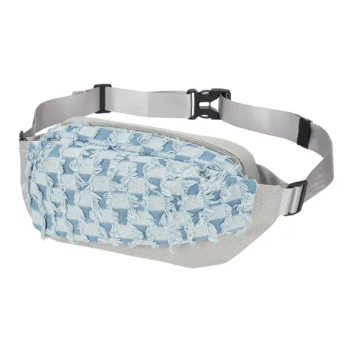 L&M Oxford Sling Bag Regular Unisex White/Blue/Gray