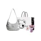 Silver+Exclusive Shopping Bag+Greeting Card+Dried Flower