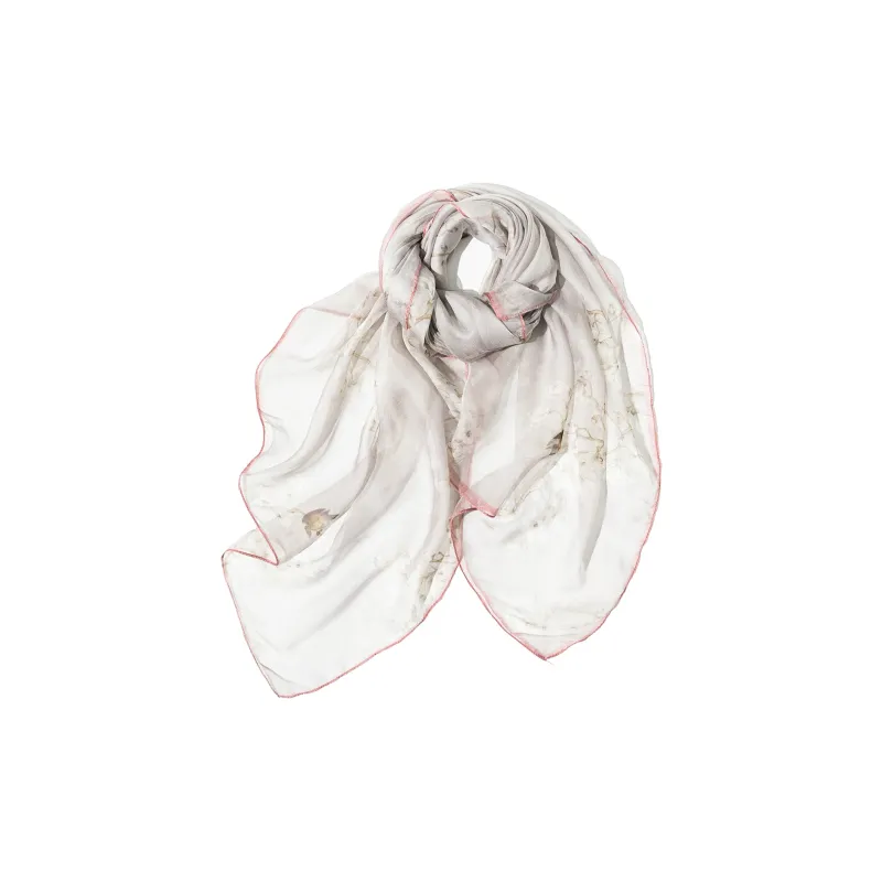 Shanghai Story 100% Mulberry Silk Scarves Women's Spring Song Like A Dream Gift Box Set-10