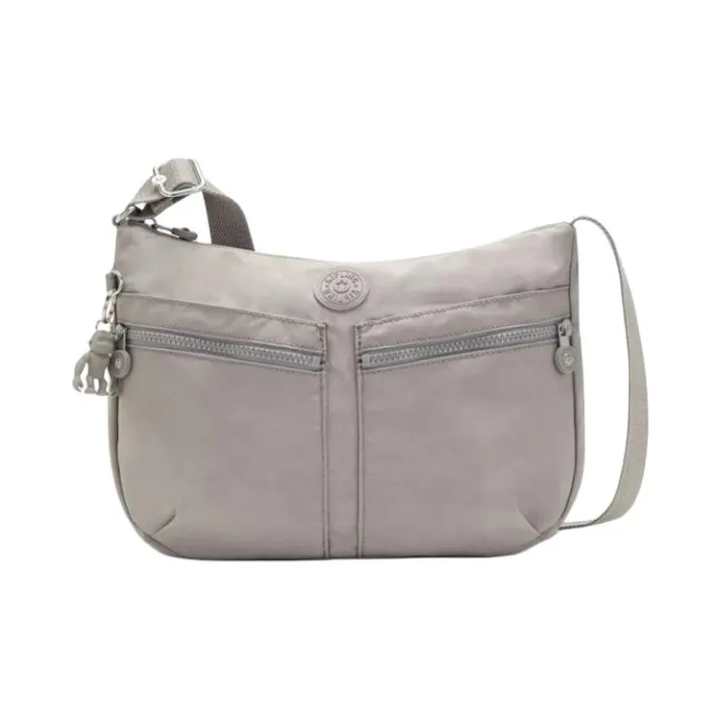 Kipling Nylon Crossbody Bag, Shoulder Bag Women's Gray-0