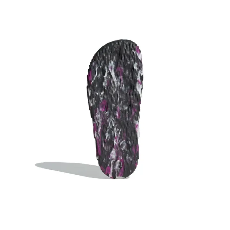 Adidas Adilette 22 Slides Carbon Wonder White Flash Pink-5