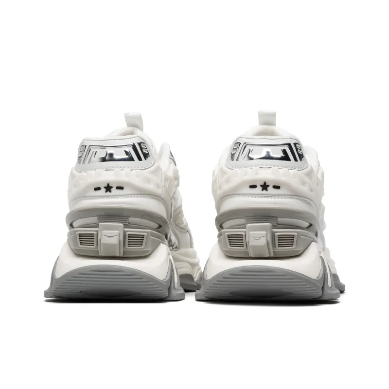 MILLIE'S Coverage Abrasion Resistant Low Top Chunky Sneakers Men's White Box Included-5