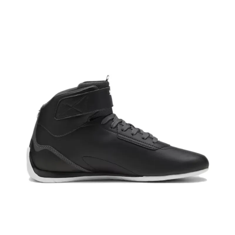 PUMA BMW M Motorsport Anti Slip Wear Resistant Mid Top Casual Shoes Men's Black-1