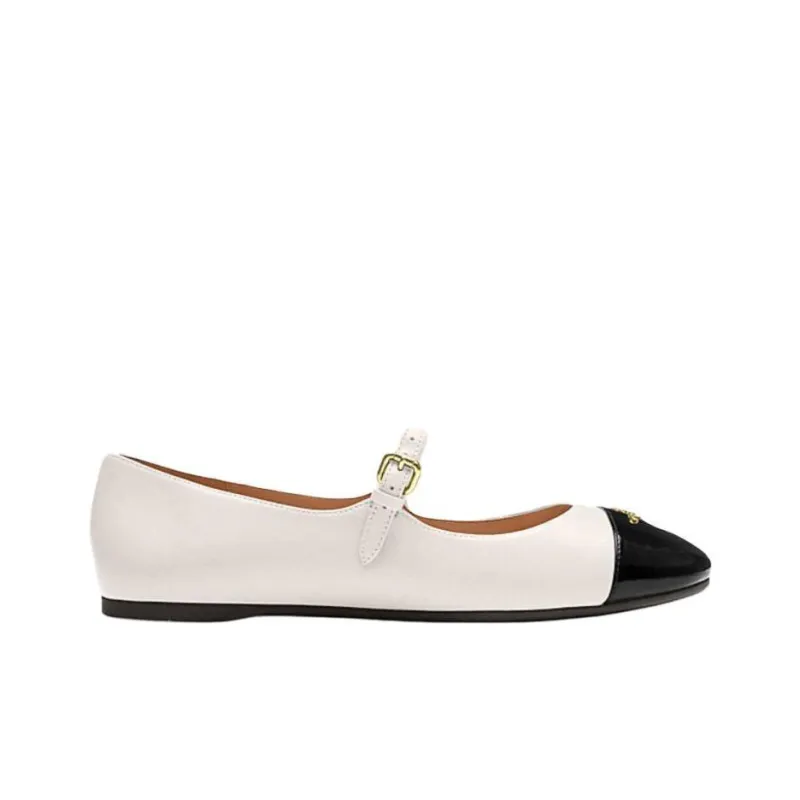 COACH Aubree Mary Jane Shoes Women's White-1