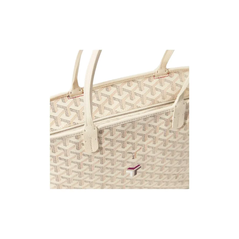 GOYARD Artois Canvas Bag Tote Bag Shopping Bag Handbag Small Size Women's Sand Stone-3