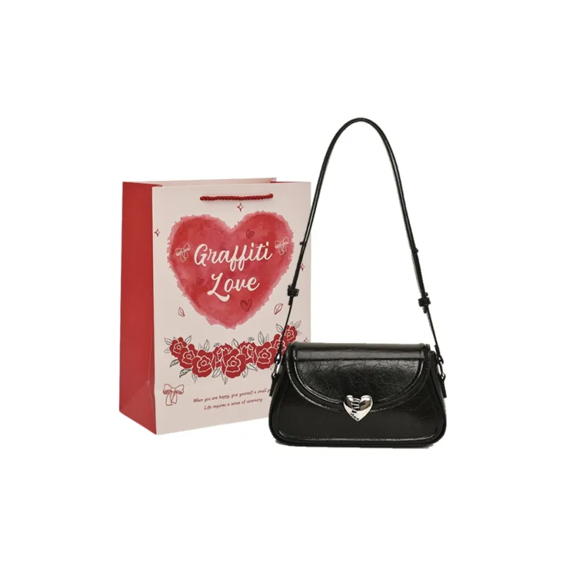 GOX PU Shoulder Bag, Crossbody Bag Regular Women's White/Silver/Black/Red-20