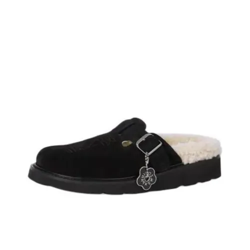 KENZO Closed Toe Slippers 3.5cm Women's Black