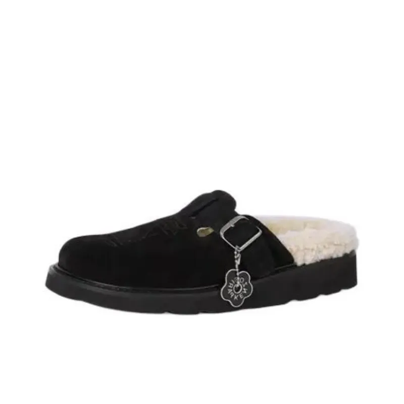 KENZO Closed Toe Slippers 3.5cm Women's Black-0