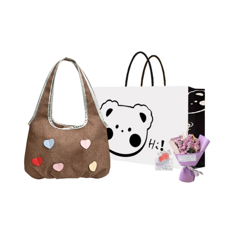 NX DOUGHNUT PU Handbag, Shoulder Bag Regular Women's Blue/White/Pink/Dark Brown-35