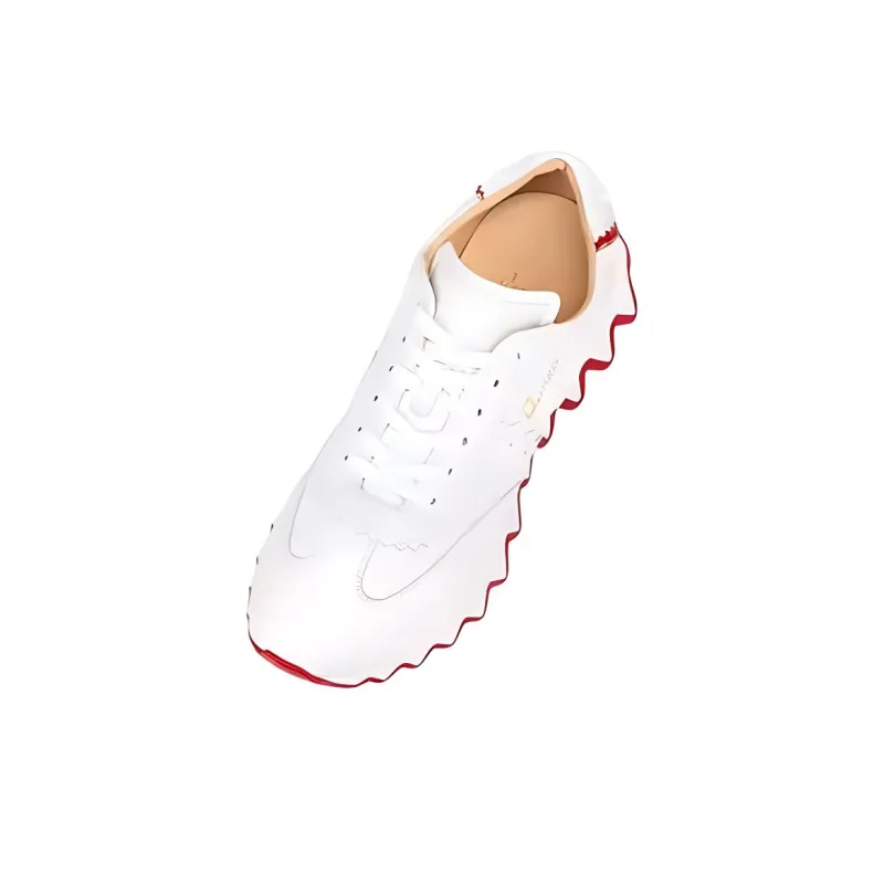 CL LUBOTING Shark Low Top Casual Shoes Men's White-3