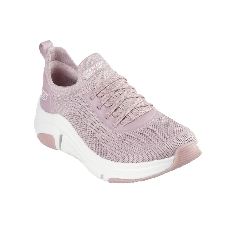 Skechers BOBS Sport Slip-Resistant Low-Top Casual Shoes Women's Pink White-2