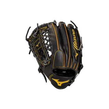 Mizuno Baseball Gloves Pitching Glove Cow Split Leather Unisex Yellow Black